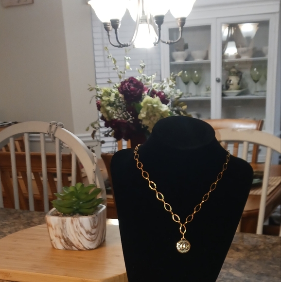 Chanel Authentic Zipper Pull Necklace with gold Unbranded Chain - Picture 5 of 7